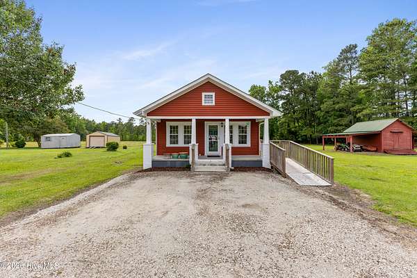 4.63 Acres of Land with Home for Sale in Willard, North Carolina