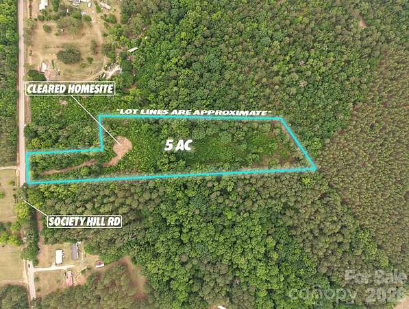 5 Acres of Residential Land for Sale in Society Hill, South Carolina