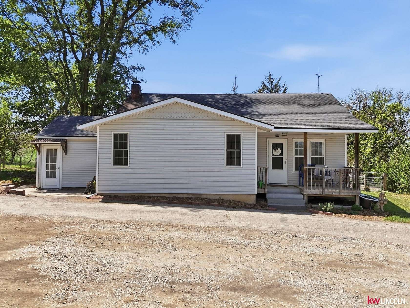 5 Acres of Land with Home for Sale in Denton, Nebraska