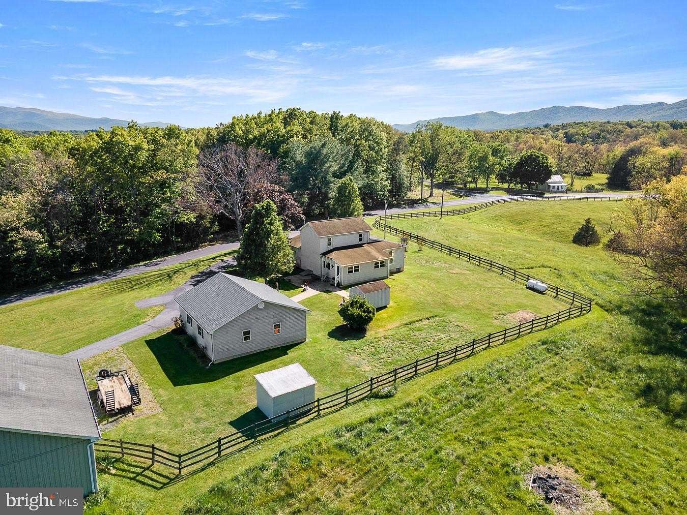 9.83 Acres of Land with Home for Sale in Front Royal, Virginia