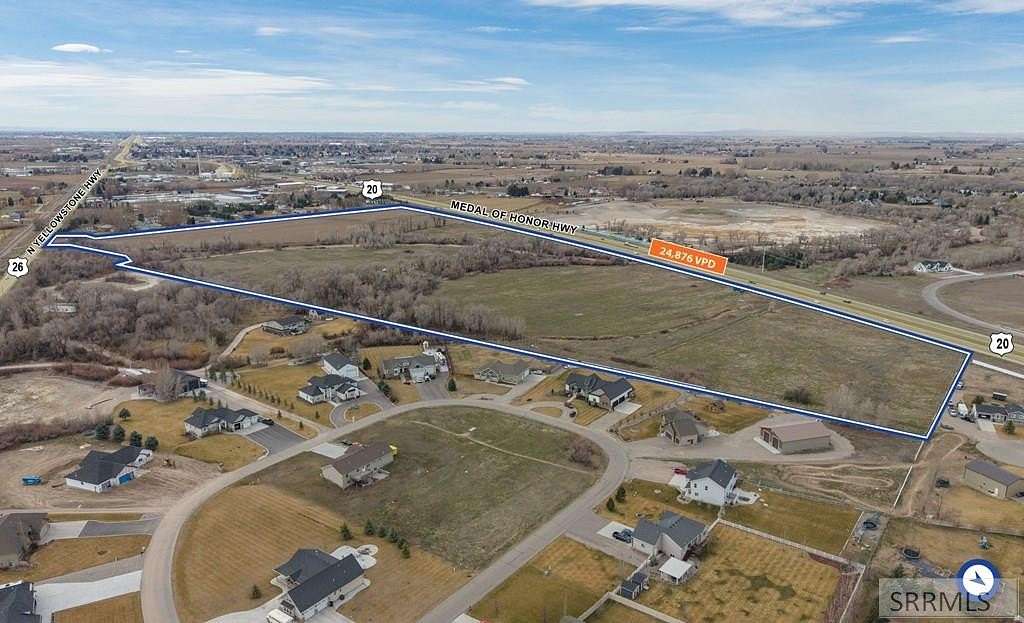 71.8 Acres of Mixed-Use Land for Sale in Rigby, Idaho