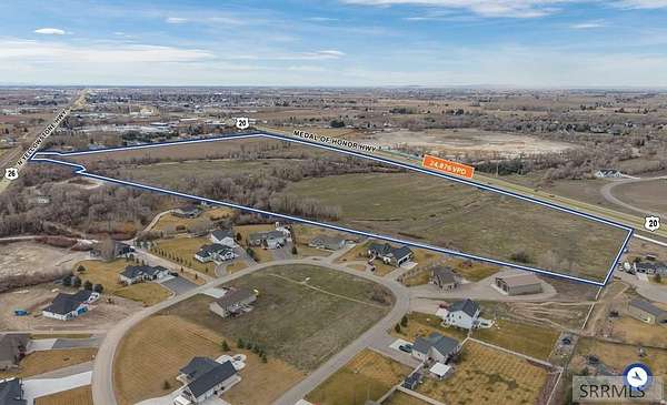 71.8 Acres of Mixed-Use Land for Sale in Rigby, Idaho