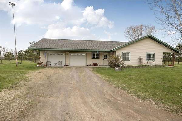 18.2 Acres of Land with Home for Sale in Milaca, Minnesota