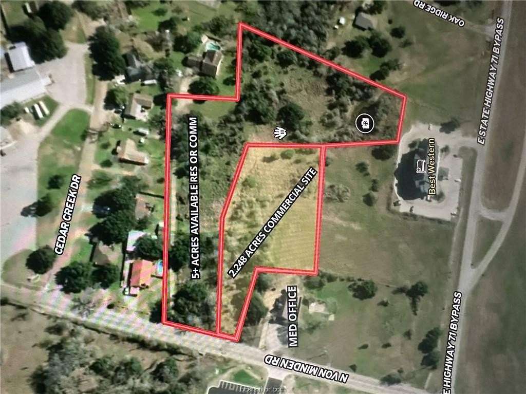 2.25 Acres of Commercial Land for Sale in La Grange, Texas