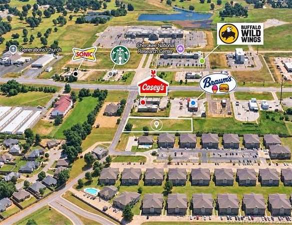 2.1 Acres of Commercial Land for Sale in Tahlequah, Oklahoma