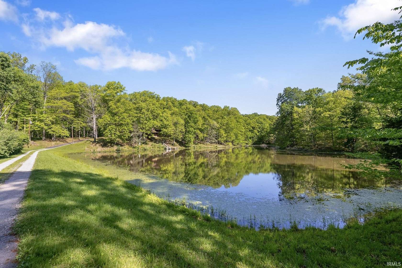 24.2 Acres of Recreational Land with Home for Sale in Nashville, Indiana
