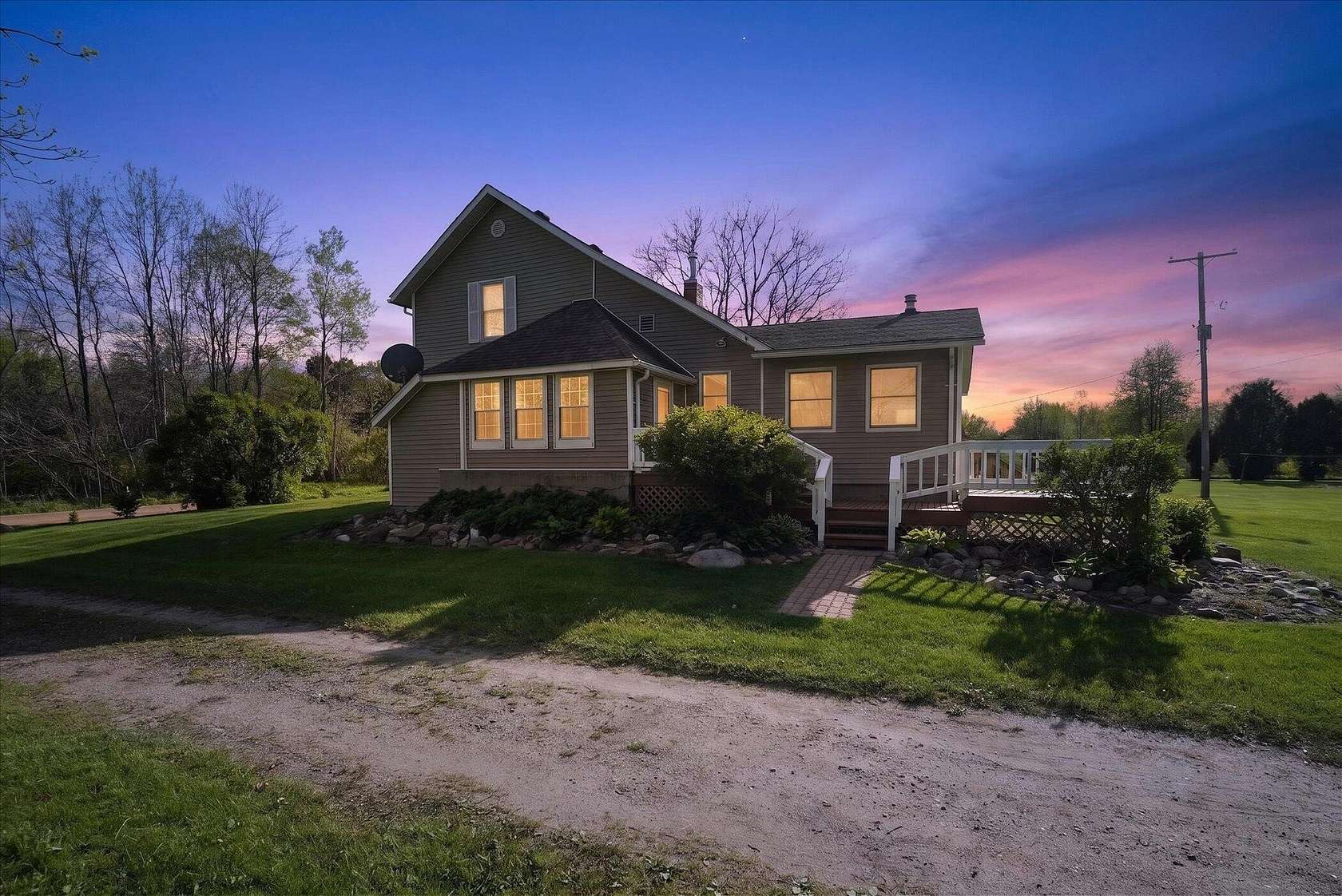 17 Acres of Land with Home for Sale in Ceresco, Michigan