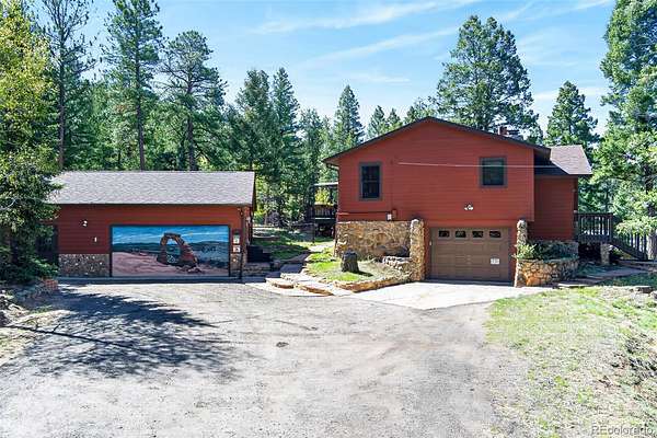 3 Acres of Land with Home for Sale in Woodland Park, Colorado