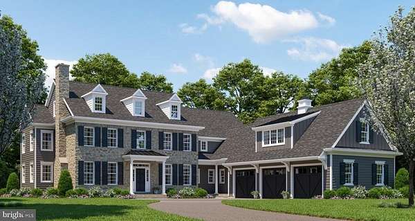2 Acres of Land with Home for Sale in Malvern, Pennsylvania