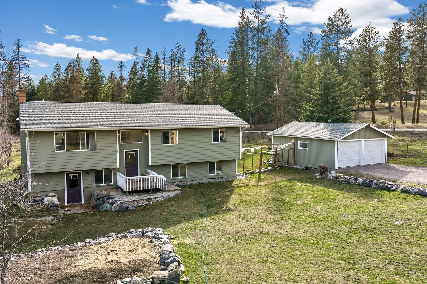 9.26 Acres of Land with Home for Sale in Kalispell, Montana