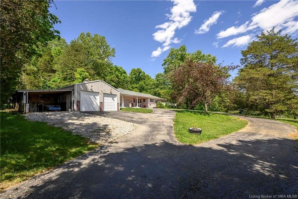 3.55 Acres of Land with Home for Sale in Georgetown, Indiana