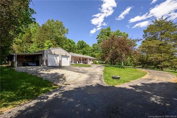 3.55 Acres of Land with Home for Sale in Georgetown, Indiana
