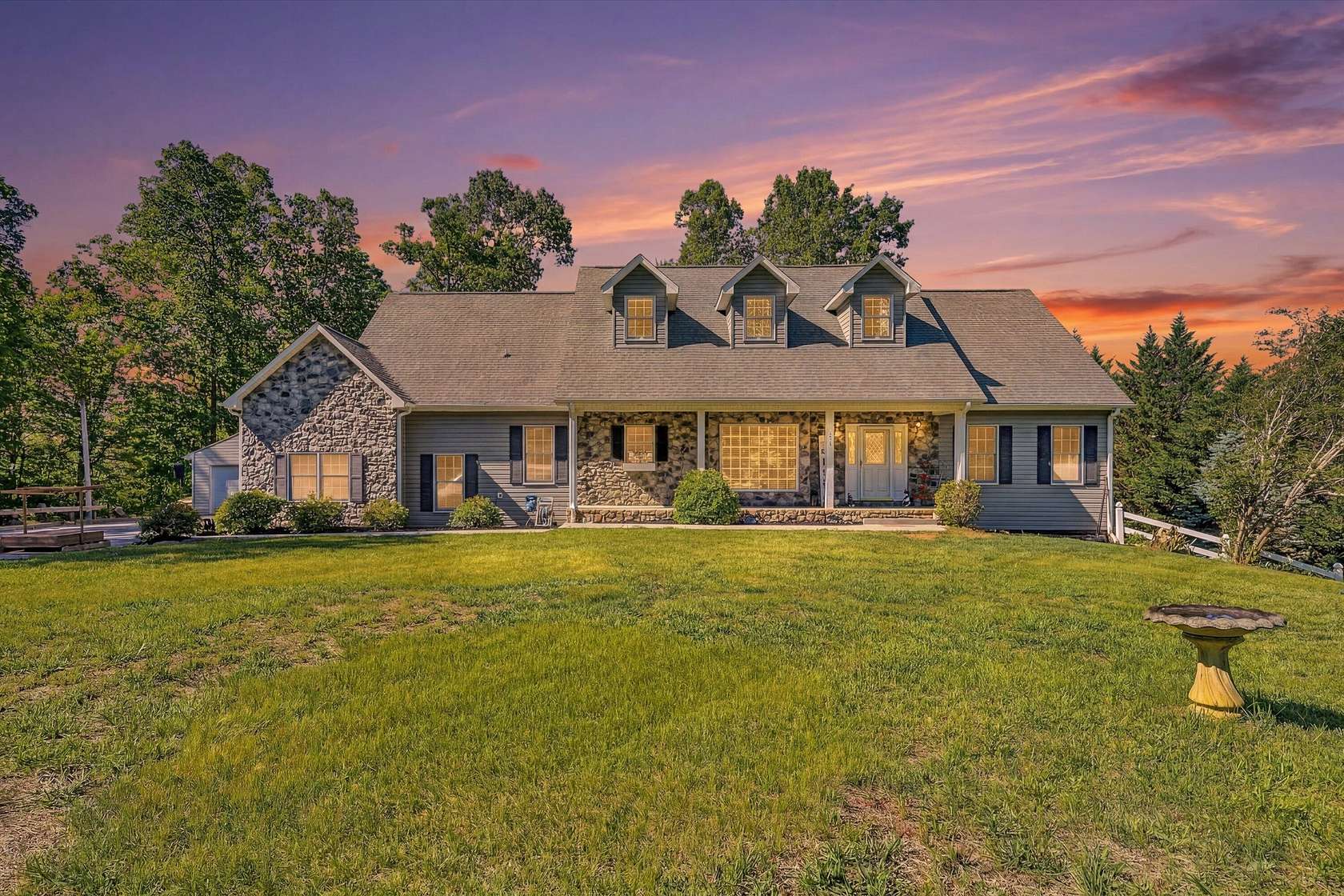 4.7 Acres of Land with Home for Sale in Goodview, Virginia