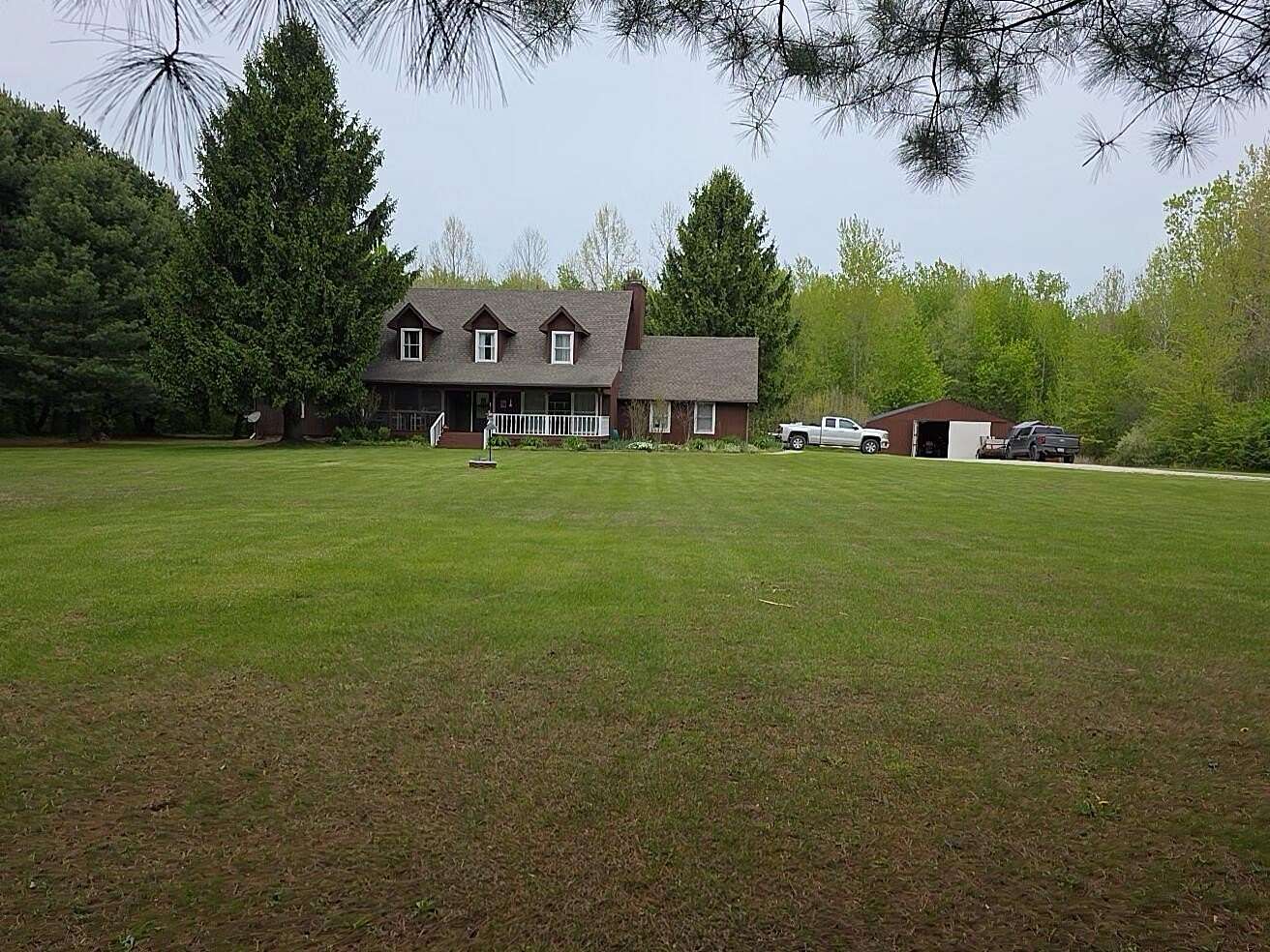 10 Acres of Land with Home for Sale in Milan, Michigan