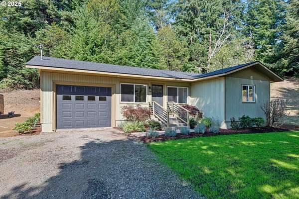 3.77 Acres of Land with Home for Sale in Coos Bay, Oregon
