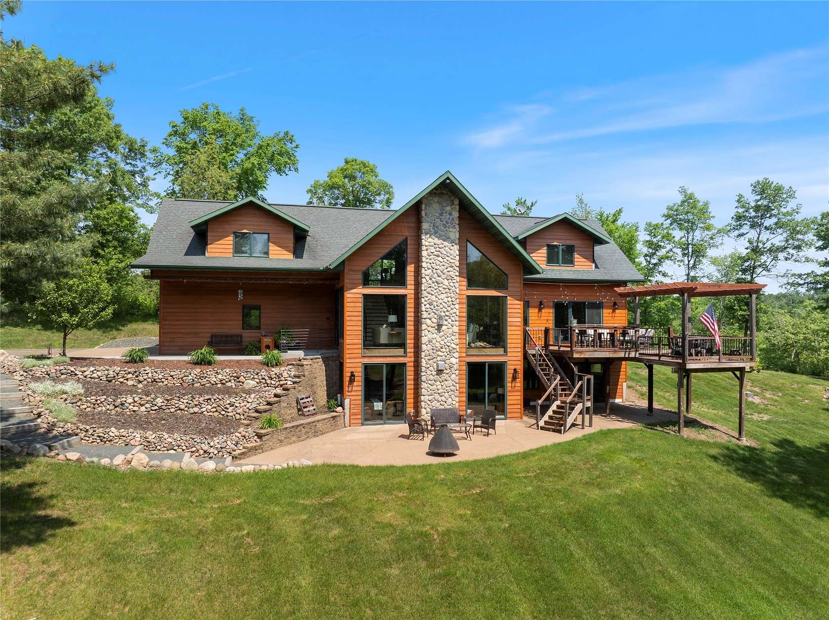 40.6 Acres of Agricultural Land with Home for Sale in Cameron, Wisconsin