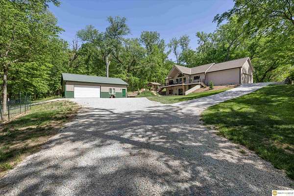 1.74 Acres of Land with Home for Sale in Weeping Water, Nebraska
