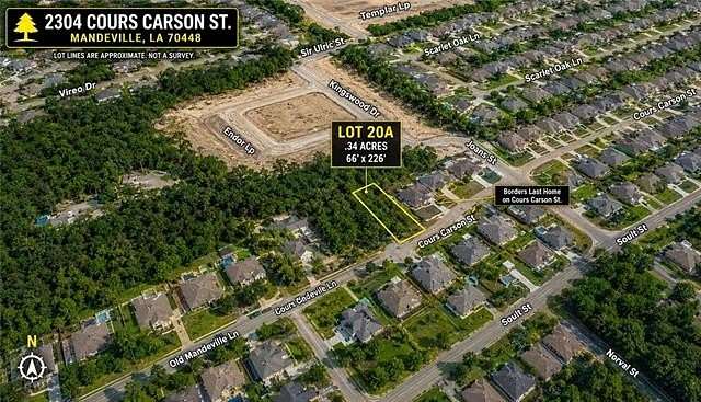0.34 Acres of Residential Land for Sale in Mandeville, Louisiana