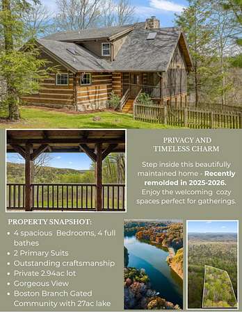 3 Acres of Land with Home for Sale in Signal Mountain, Tennessee