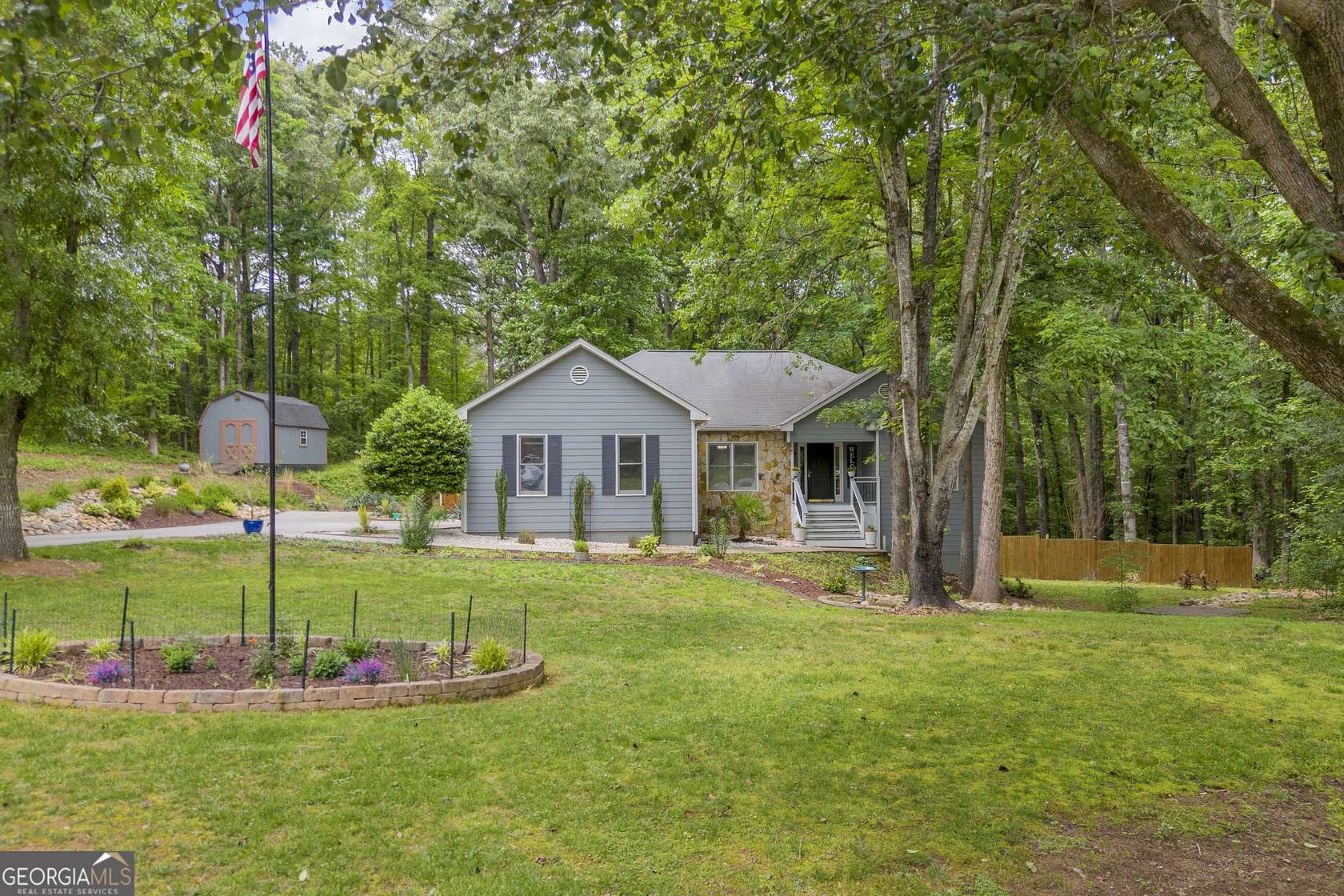 2 Acres of Land with Home for Sale in Lawrenceville, Georgia