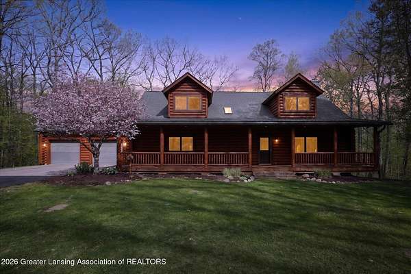 7.5 Acres of Land with Home for Sale in Byron, Michigan