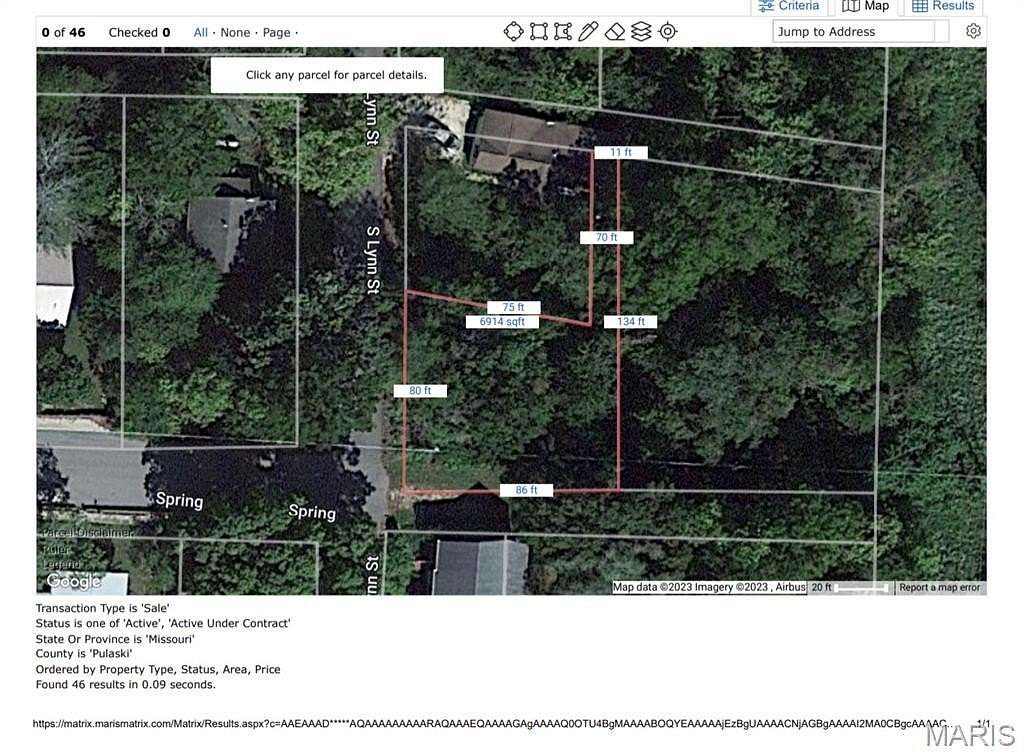 0.22 Acres of Residential Land for Sale in Waynesville, Missouri