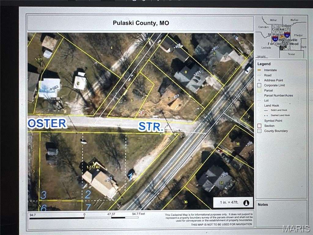 0.2 Acres of Residential Land for Sale in Waynesville, Missouri