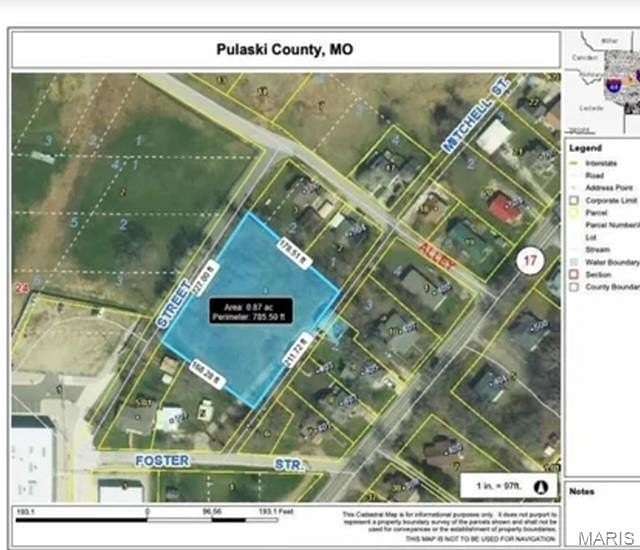 0.87 Acres of Residential Land for Sale in Waynesville, Missouri