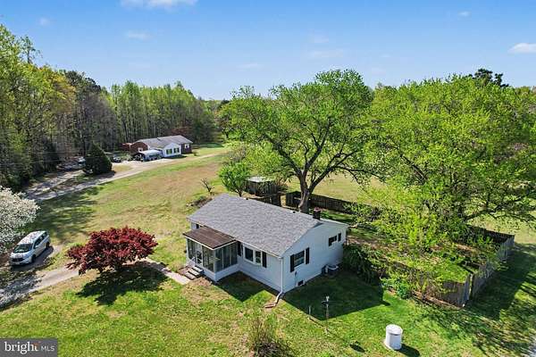 6.35 Acres of Land with Home for Sale in Milford, Virginia