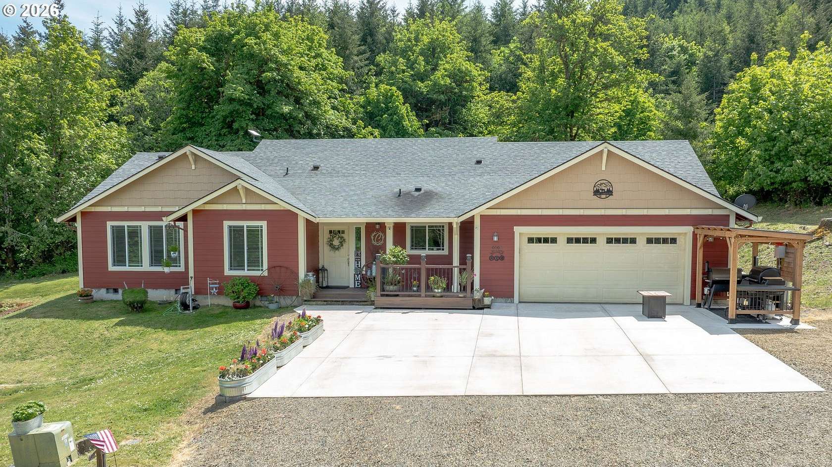 6.65 Acres of Land with Home for Sale in Grand Ronde, Oregon