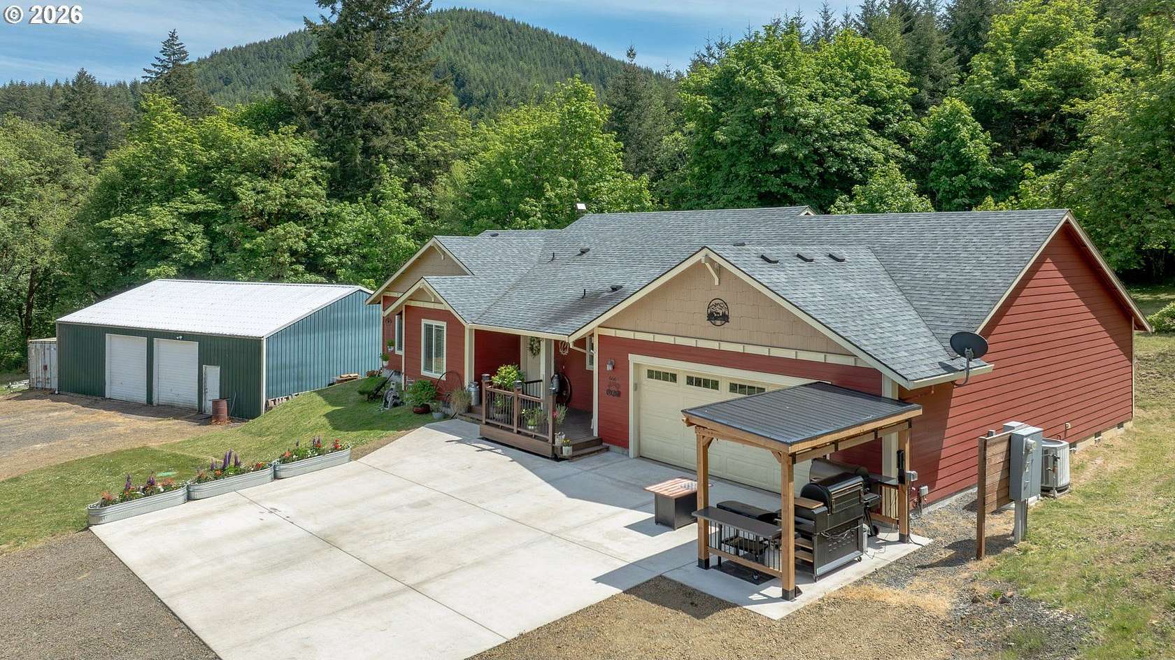 6.65 Acres of Land with Home for Sale in Grand Ronde, Oregon