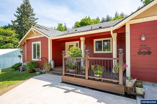 6.65 Acres of Land with Home for Sale in Grand Ronde, Oregon