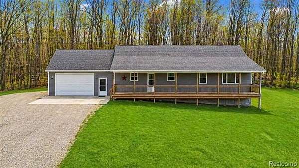 19.5 Acres of Land with Home for Sale in Lapeer Township, Michigan