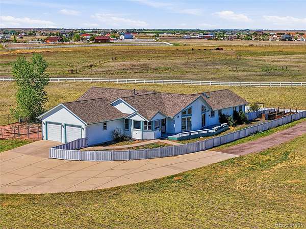 10 Acres of Land with Home for Sale in Brighton, Colorado