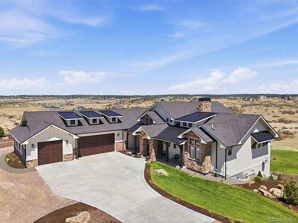 4.57 Acres of Land with Home for Sale in Franktown, Colorado