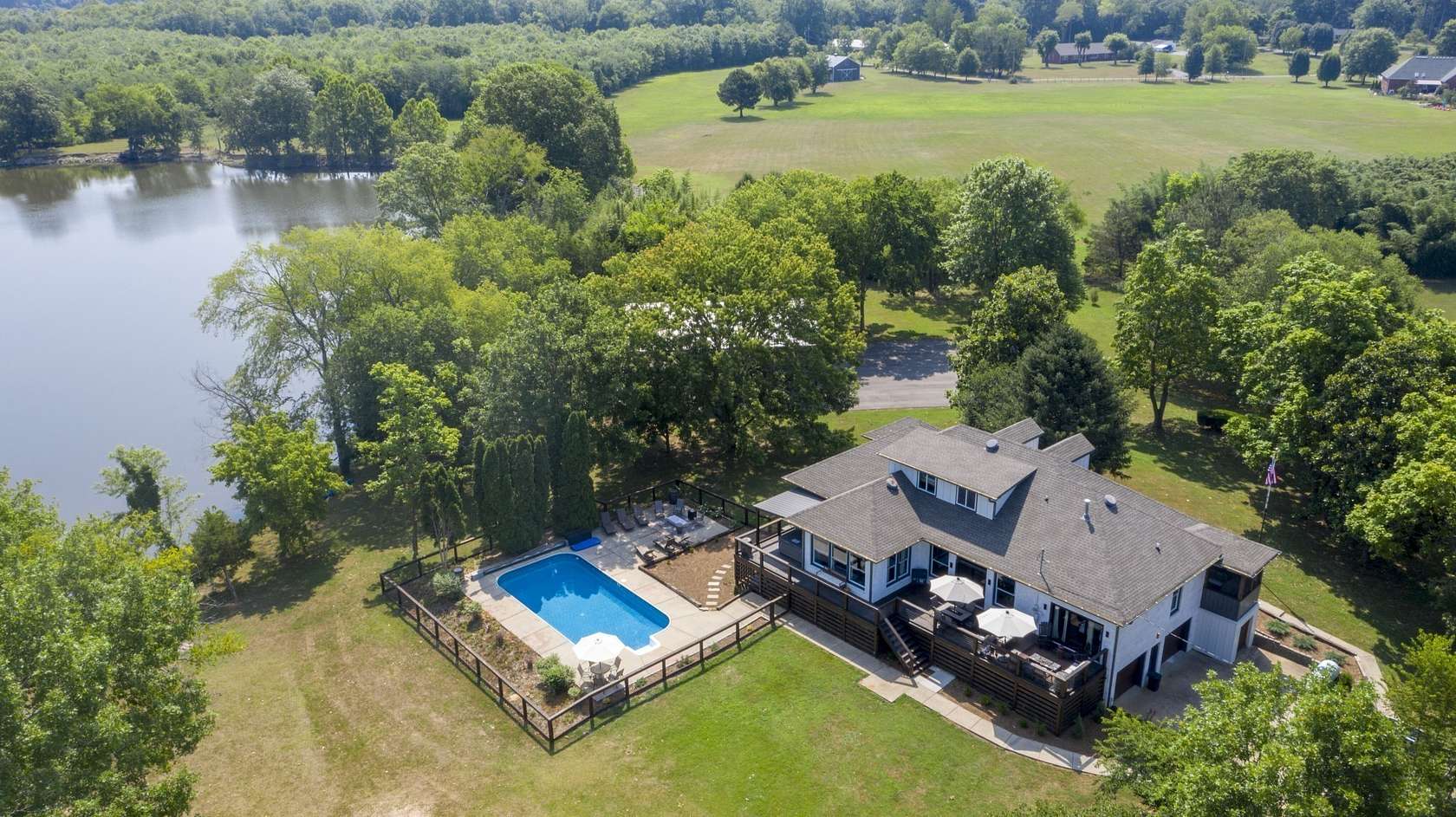 5 Acres of Land with Home for Sale in Ashland City, Tennessee