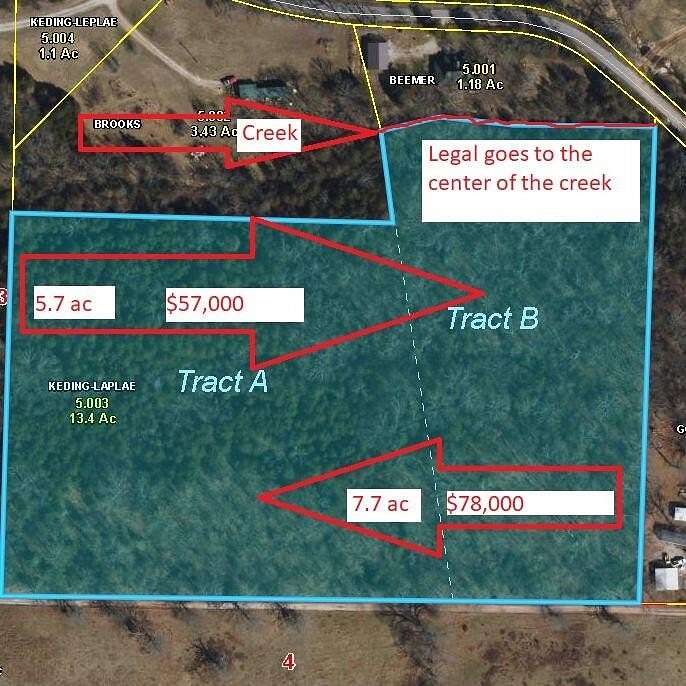 7.7 Acres of Land for Sale in Shell Knob, Missouri