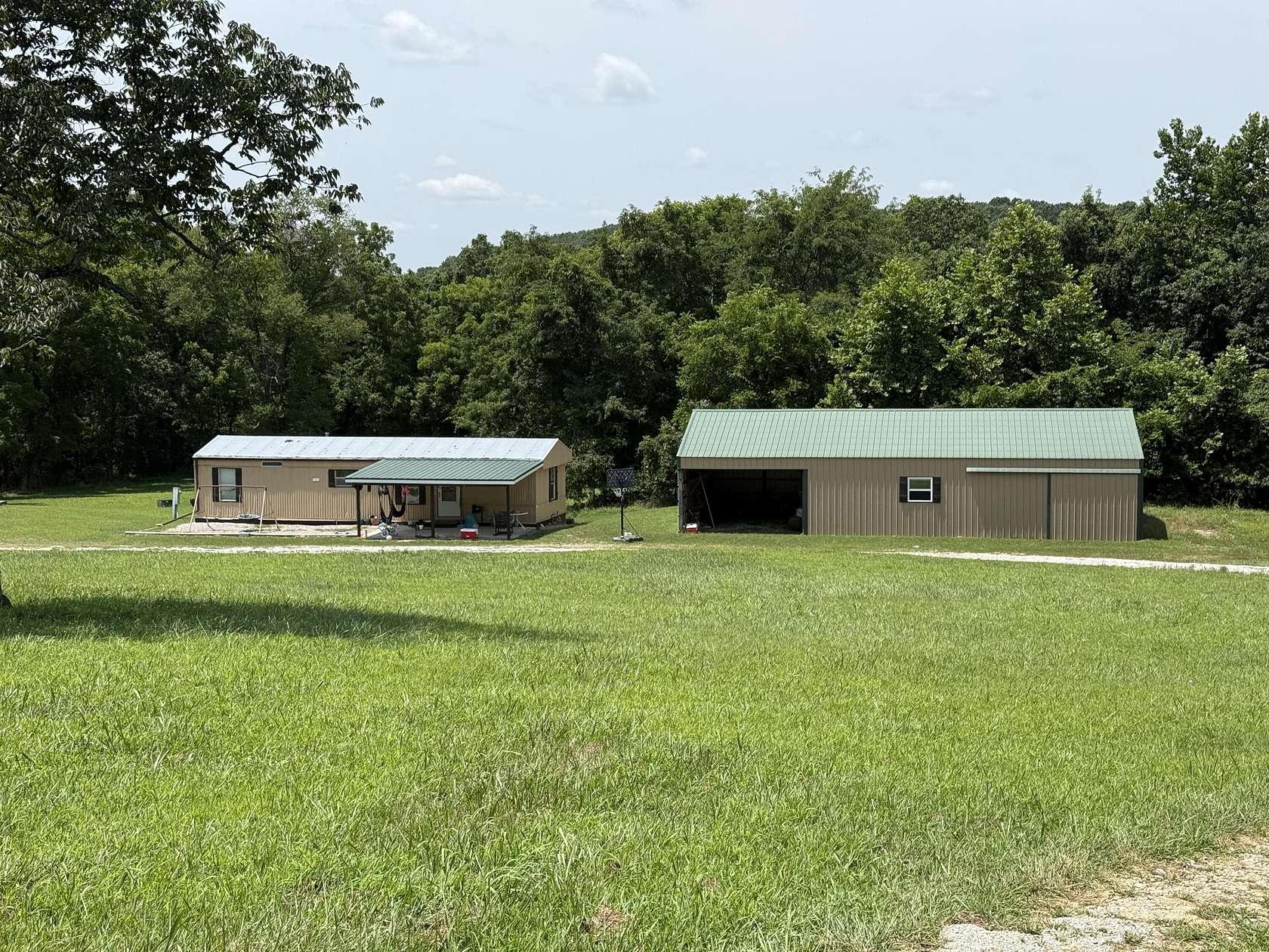10 Acres of Recreational Land with Home for Sale in Ava, Missouri