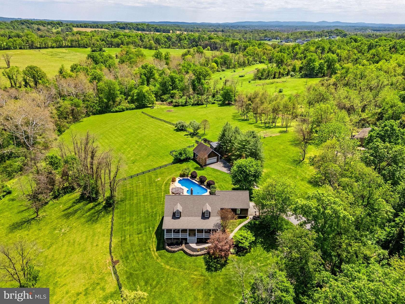 13.2 Acres of Land with Home for Sale in Purcellville, Virginia