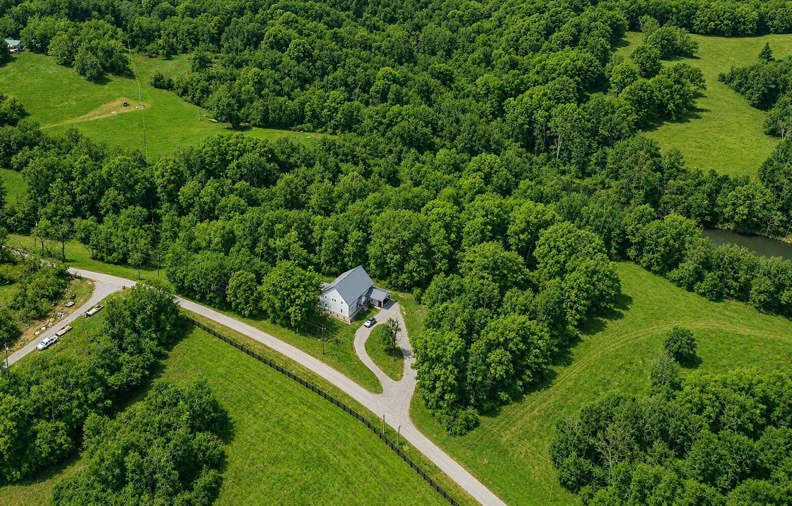 14 Acres of Land with Home for Sale in Corinth, Kentucky