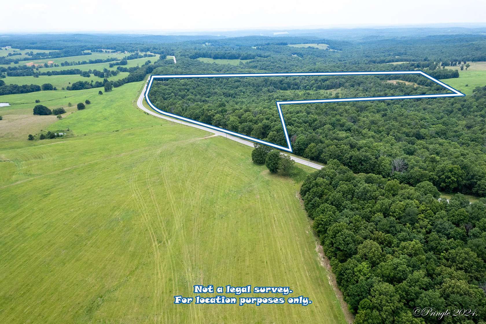 58 Acres of Recreational & Residential Land for Sale in Caulfield, Missouri