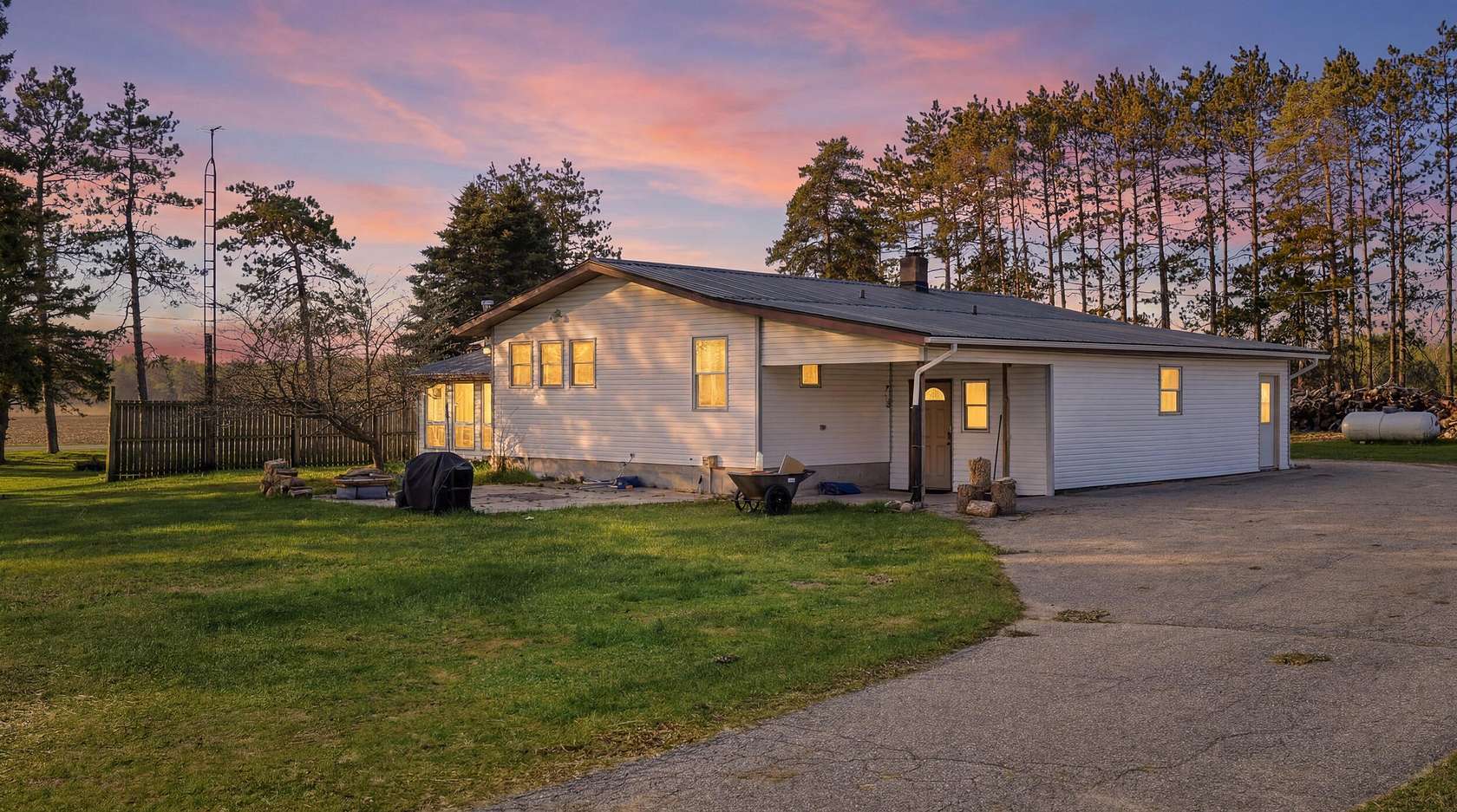 16 Acres of Land with Home for Sale in Stanwood, Michigan