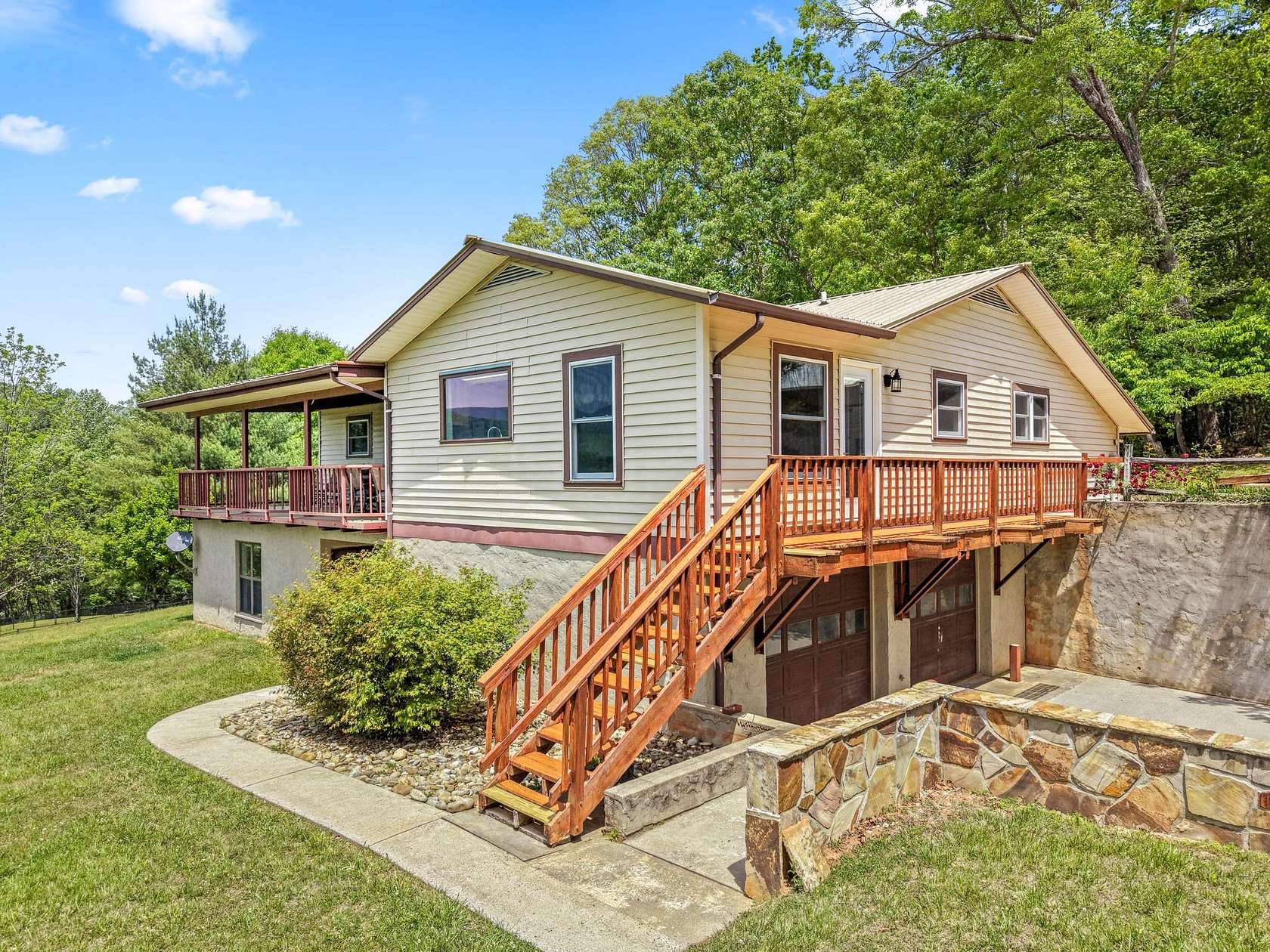 1.8 Acres of Land with Home for Sale in Franklin, North Carolina