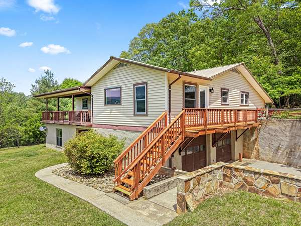 1.8 Acres of Land with Home for Sale in Franklin, North Carolina