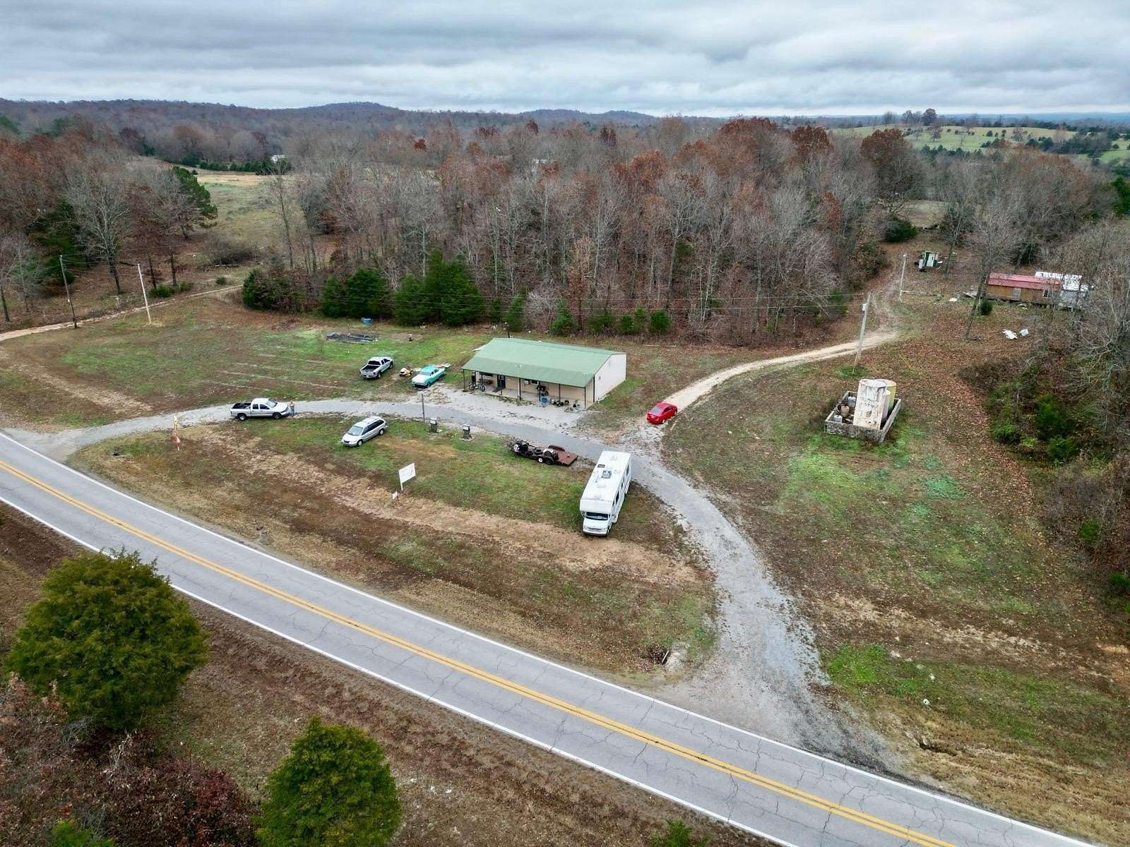 10 Acres of Land with Home for Sale in Camp, Arkansas