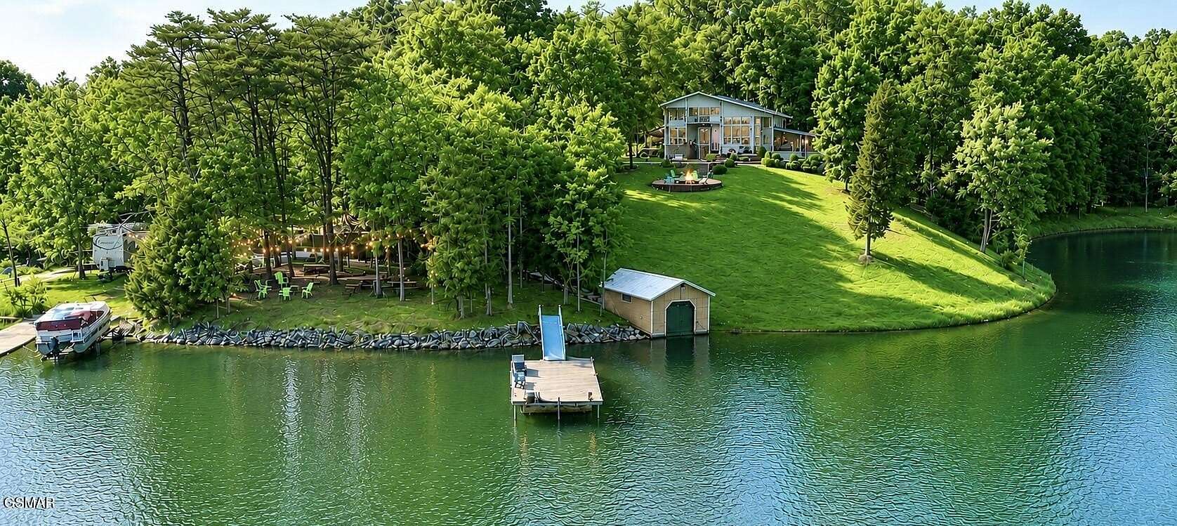 4.77 Acres of Land with Home for Sale in Dandridge, Tennessee