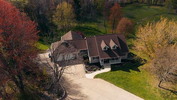 8.89 Acres of Land with Home for Sale in Marathon City, Wisconsin