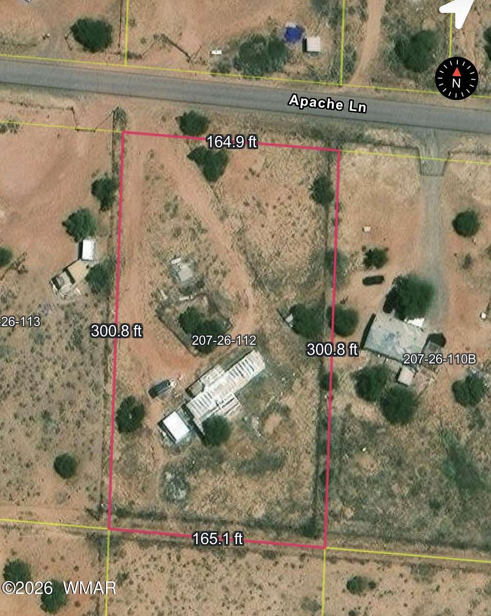 1.13 Acres of Residential Land for Sale in Sanders, Arizona