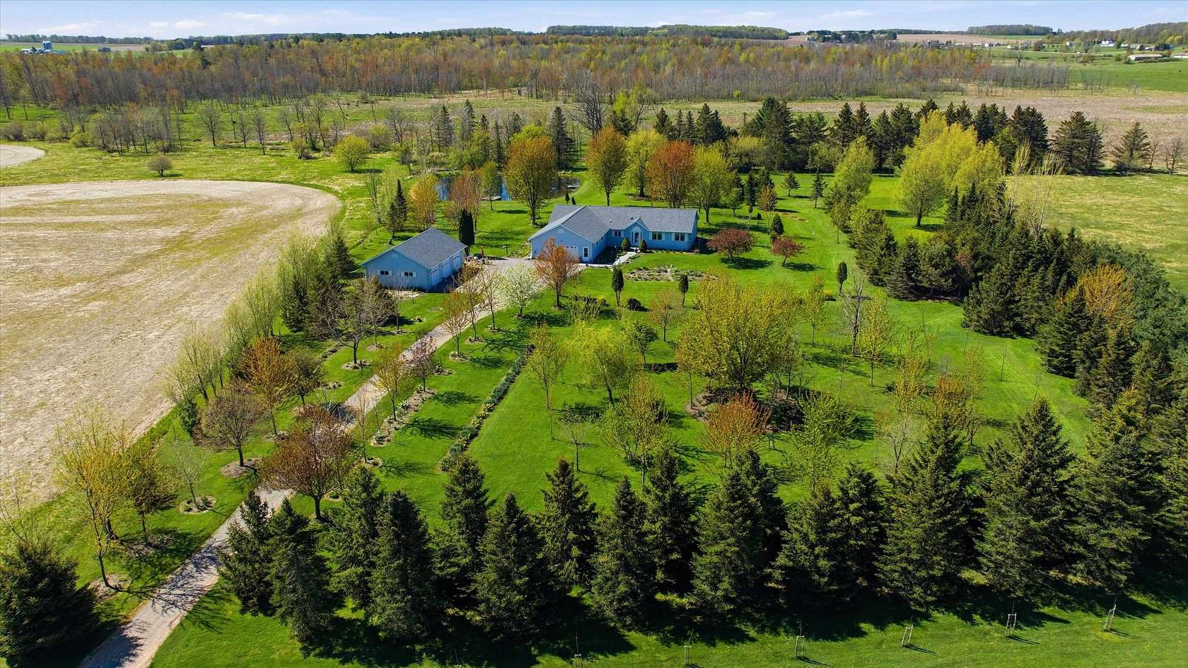 5.14 Acres of Land with Home for Sale in Chili, Wisconsin