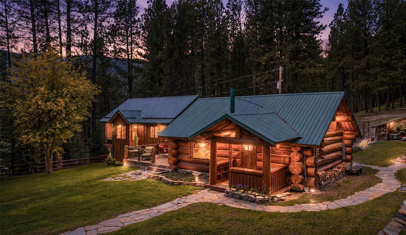 39.9 Acres of Land with Home for Sale in Alberton, Montana